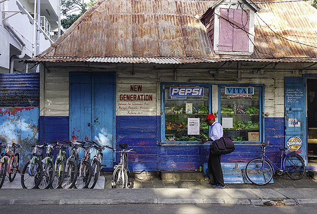 Небольшой магазин в столице Маврикия — городе Порт-Луис