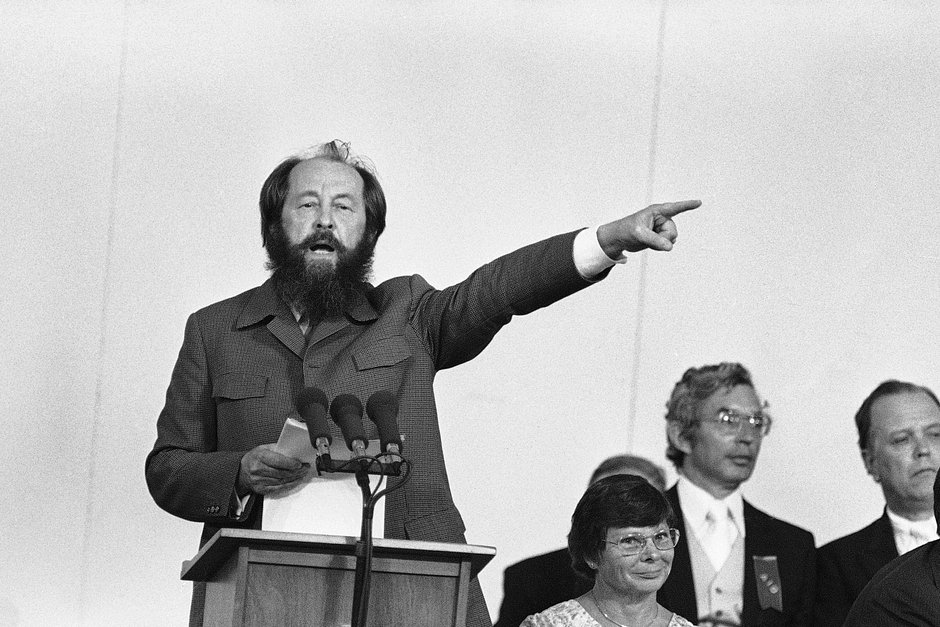 Александр Солженицын. 1978 год