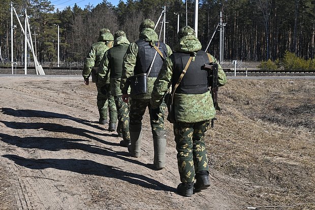 Белорусские пограничники