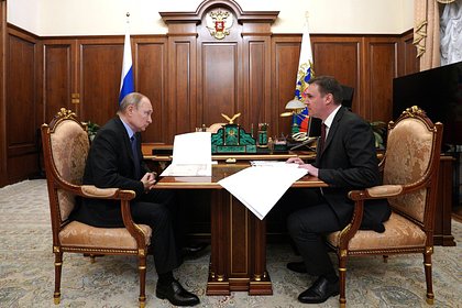 Путин встретился с главой Минсельхоза