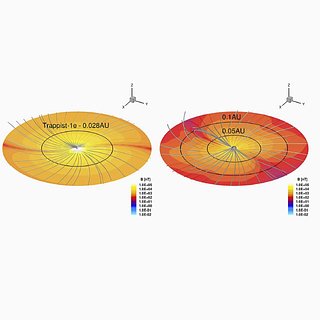 У экзопланеты TRAPPIST-1e разрушилась атмосфера