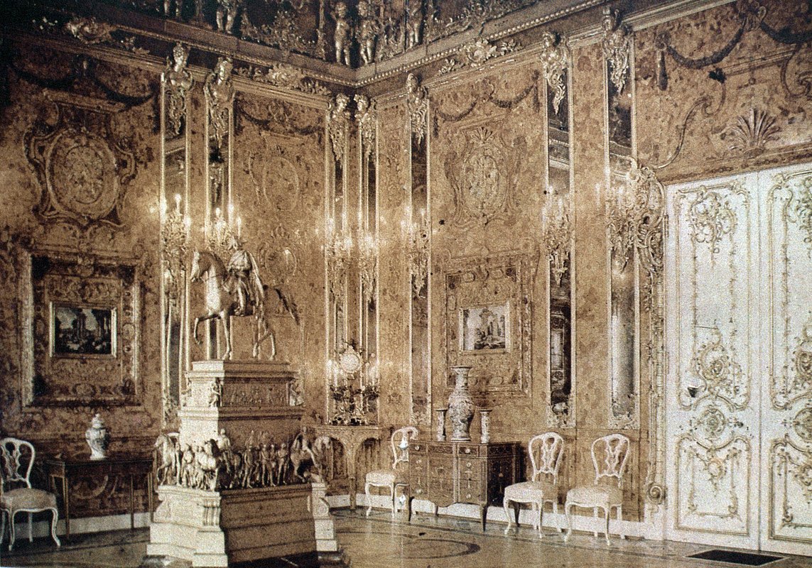 Янтарная комната в Екатерининском дворце, 1932 год