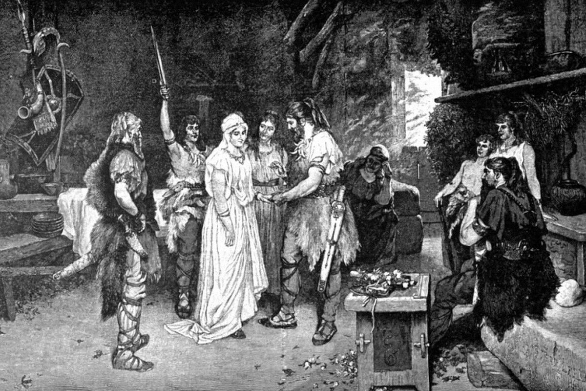 Рудольф Кронау «Венчание древних германцев»