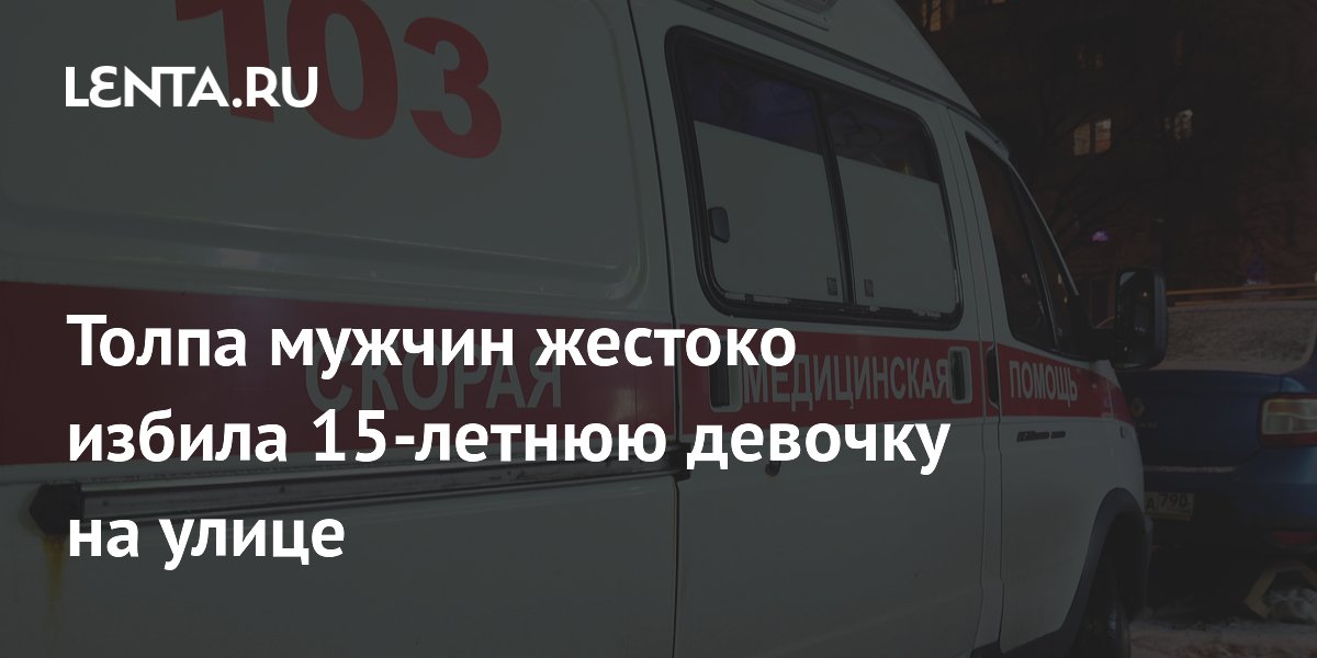 Толпа мужчин жестоко избила летнюю девочку на улице: Общество: Россия: sharikivrn.ru