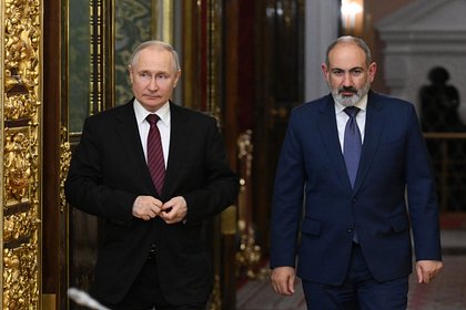 В Кремле рассказали о контактах Путина и Пашиняна