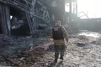 Работа следователей на месте взрыва на ТЭЦ в Шагонаре в Тыве попала на видео