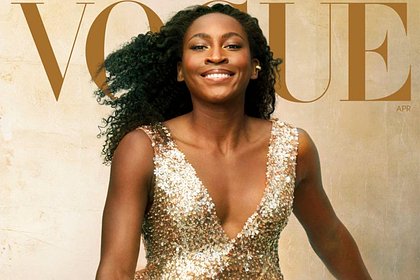 Известная теннисистка снялась в откровенном наряде для журнала Vogue