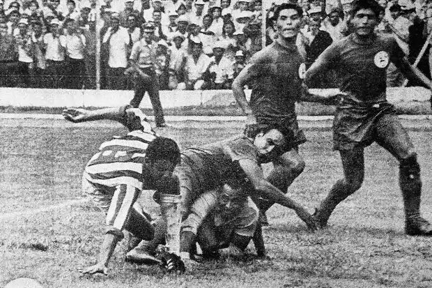 Матч квалификации ЧМ-1970 между между Сальвадором и Гондурасом