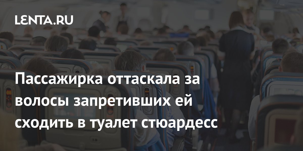 Пассажирка оттаскала за волосы запретивших ей сходить в туалет стюардесс