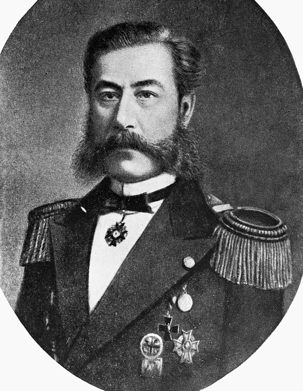 Изобретатель, пионер отечественного самолетостроения Александр Можайский (1825-1890)
