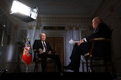Владимир Путин и Дмитрий Киселев