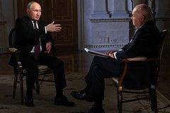 Владимир Путин и Дмитрий Киселев