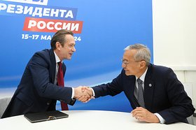 Владимир Машков и Чжан Мин
