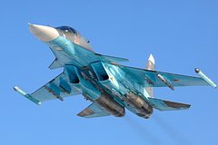 Российские истребители Су-34 поразили командный пункт ВСУ авиабомбами