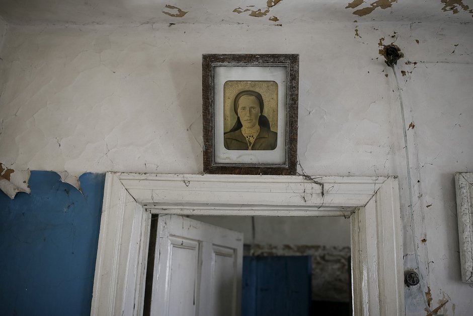 Портрет в заброшенном поселке Залесье в Чернобыльской зоне отчуждения 