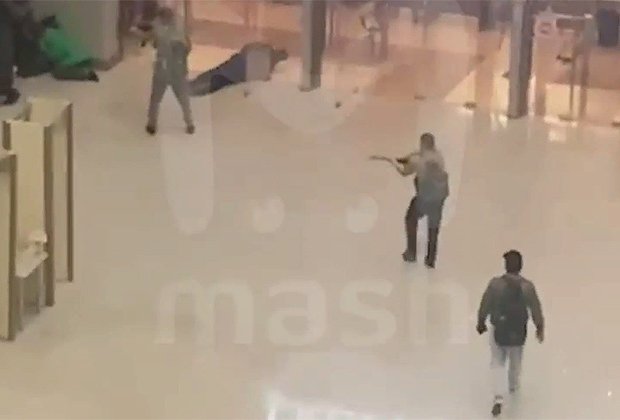 Вооруженные террористы в здании «Крокус Сити Холла». 22 марта 2024 года