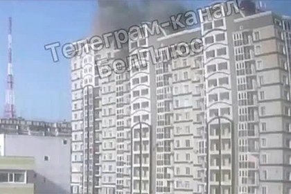 Момент попадания снаряда в жилую многоэтажку в Белгороде попал на видео