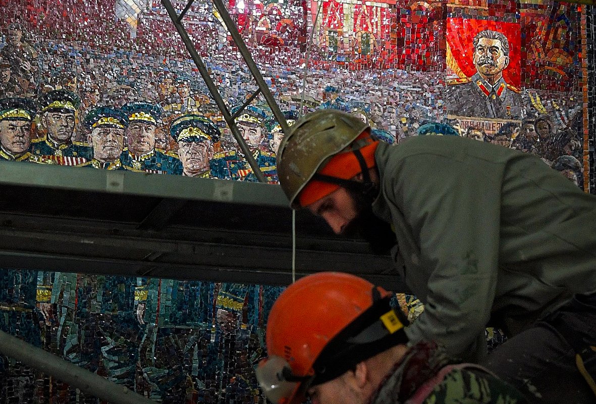Главный храм Вооруженных сил России в подмосковном парке «Патриот». Завершение отделочных работ, 30 апреля 2020 года