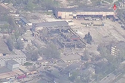 Появилось видео уничтожения склада тяжелых дронов ВСУ в Запорожье