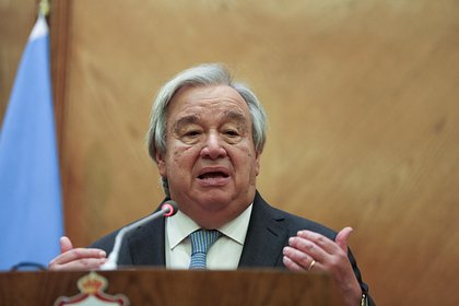 Генсек ООН выразил обеспокоенность из-за ударов по ЗАЭС