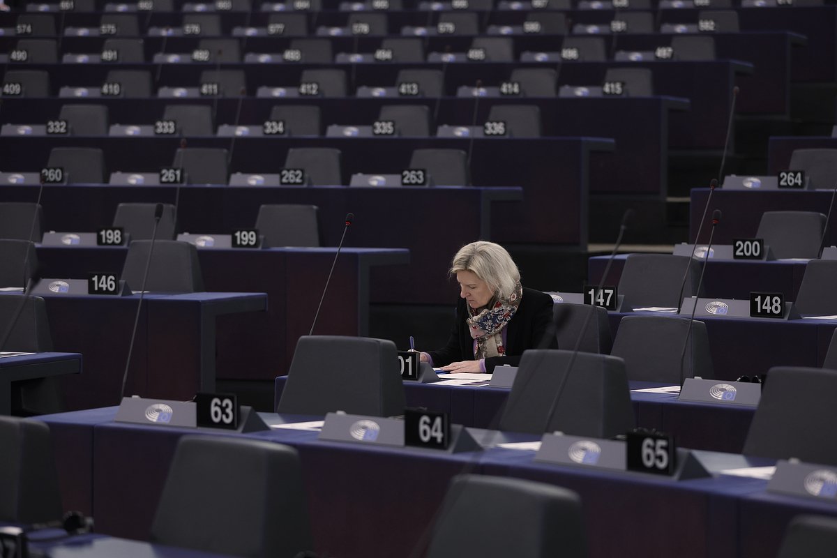 Анжелика Винциг, депутат Европарламента от группы Европейской народной партии, 13 декабря 2022 года