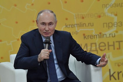 Путин назвал чушью заявления о «желании» России напасть на Запад