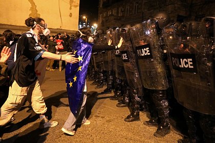 Полиция задержала 11 человек на митинге в Тбилиси