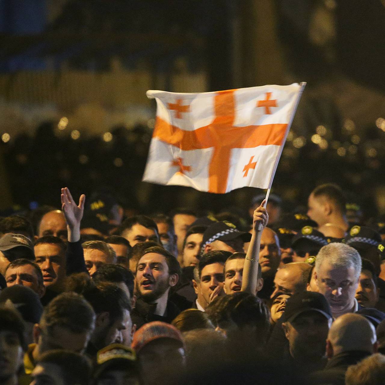 В Тбилиси граждане вышли на митинг к парламенту против закона об иноагентах  | Закавказье