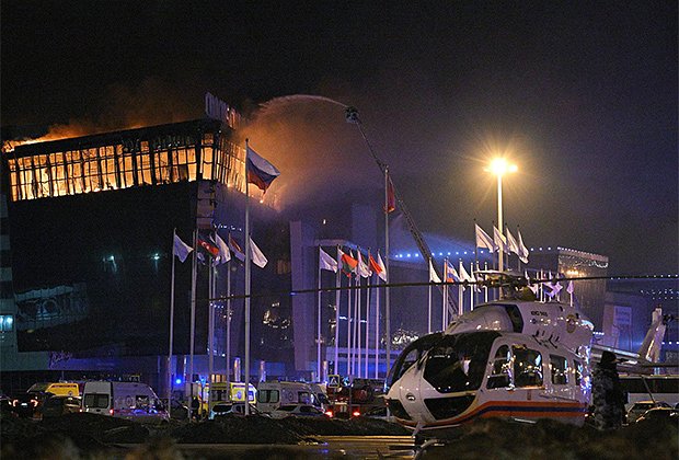 «Крокус Сити Холл» после теракта