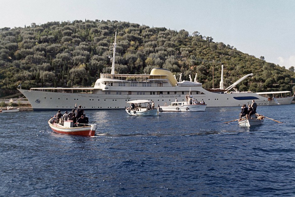 Яхта «Кристина О», на которой вместе проводили лето Жукова и Мердок