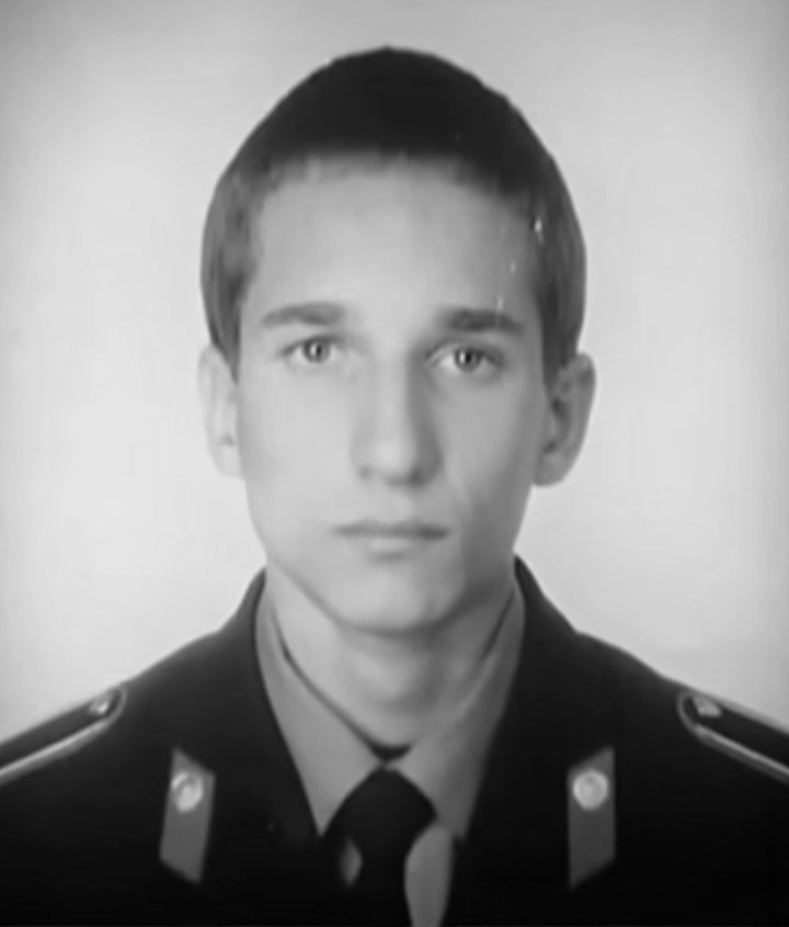 Денис Евсюков в начале своей службы в милиции