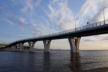Голая девушка прыгнула с 19-метрового моста в Петербурге