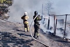 Пожар в Забайкалье охватил десятки жилых домов