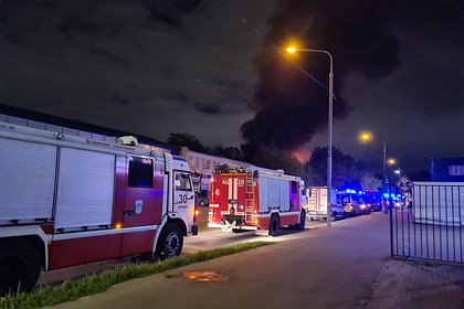 Назван предварительный ущерб от пожара на заводе в Москве
