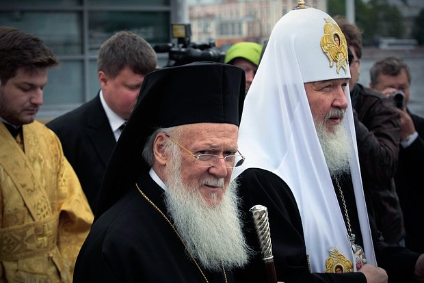Патриарх Варфоломей и Патриарх Кирилл