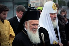Патриарх Варфоломей и Патриарх Кирилл