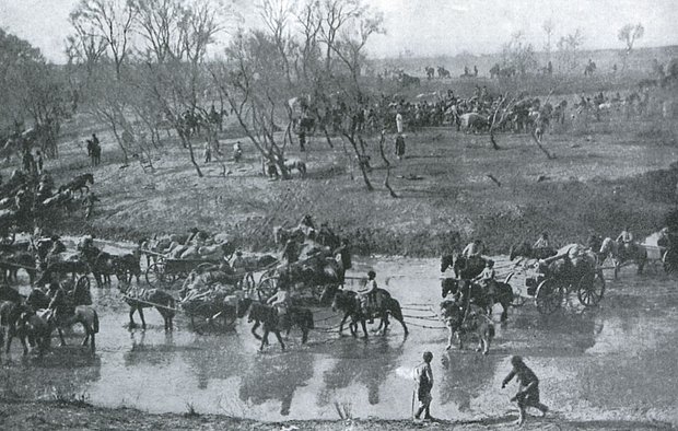 Отступление русских войск после Мукденского сражения