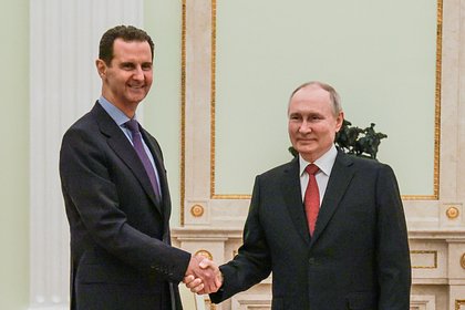 Асад поздравил Путина со вступлением в должность