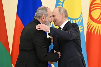 Путин начал переговоры с Пашиняном