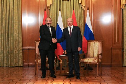 Переговоры Путина и Пашиняна завершились