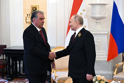 Президент Таджикистана на встрече с Путиным предложил обсудить вопрос мигрантов