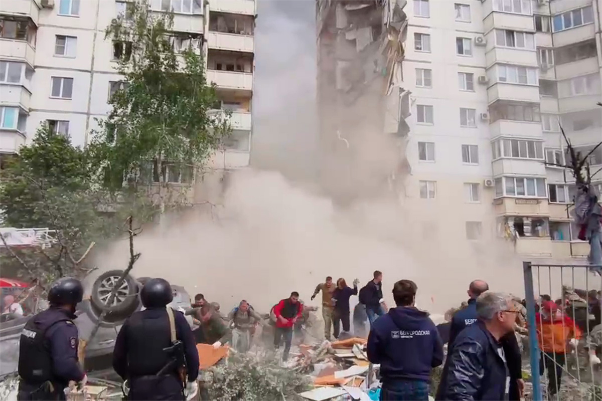 Обрушение дома в Белгороде: главное, фото, видео: Происшествия: Россия:  Lenta.ru