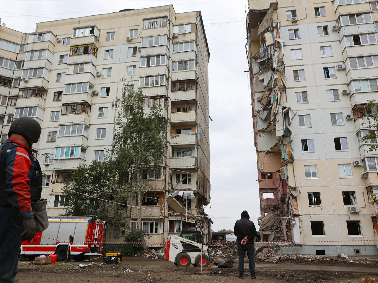 Обрушившийся в Белгороде дом решили восстановить: Недвижимость: Экономика:  Lenta.ru