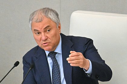 Володин высказался о новом министре обороны России