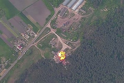Минобороны опубликовало кадры уничтожения командного пункта зенитной бригады ВСУ