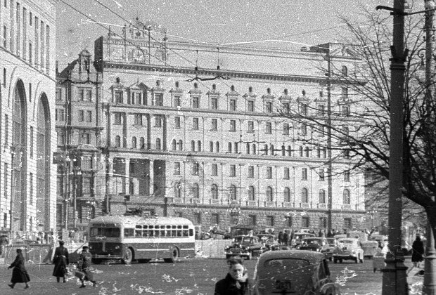 Здание КГБ на Лубянке. 1961 год
