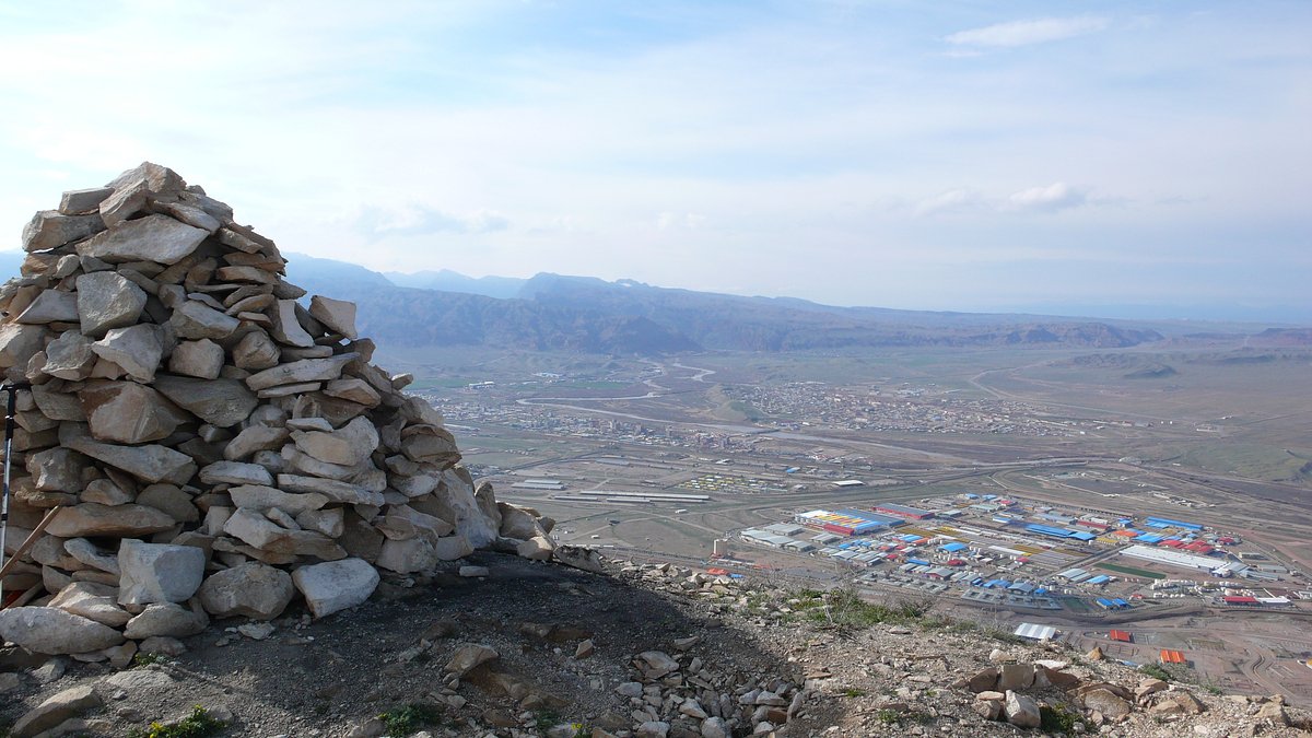 High mountain in border (jolfa,iran)
