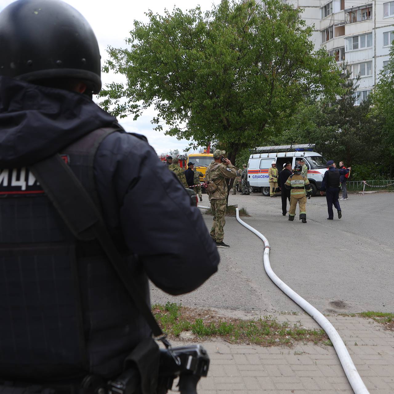 В Белгороде прогремели взрывы после объявления ракетной опасности:  Происшествия: Россия: Lenta.ru