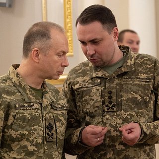 Александр Сырский, Кирилл Буданов (слева направо)