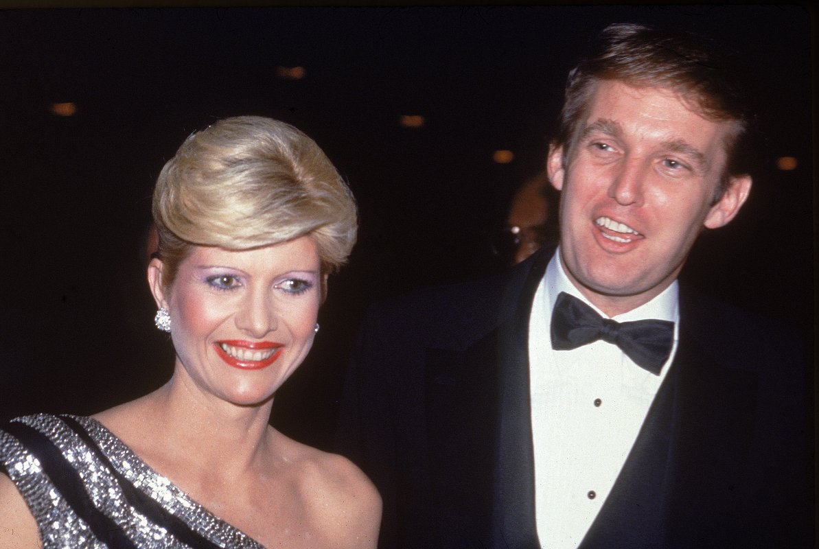 Дональд Трамп с первой женой Иваной, 1982 год